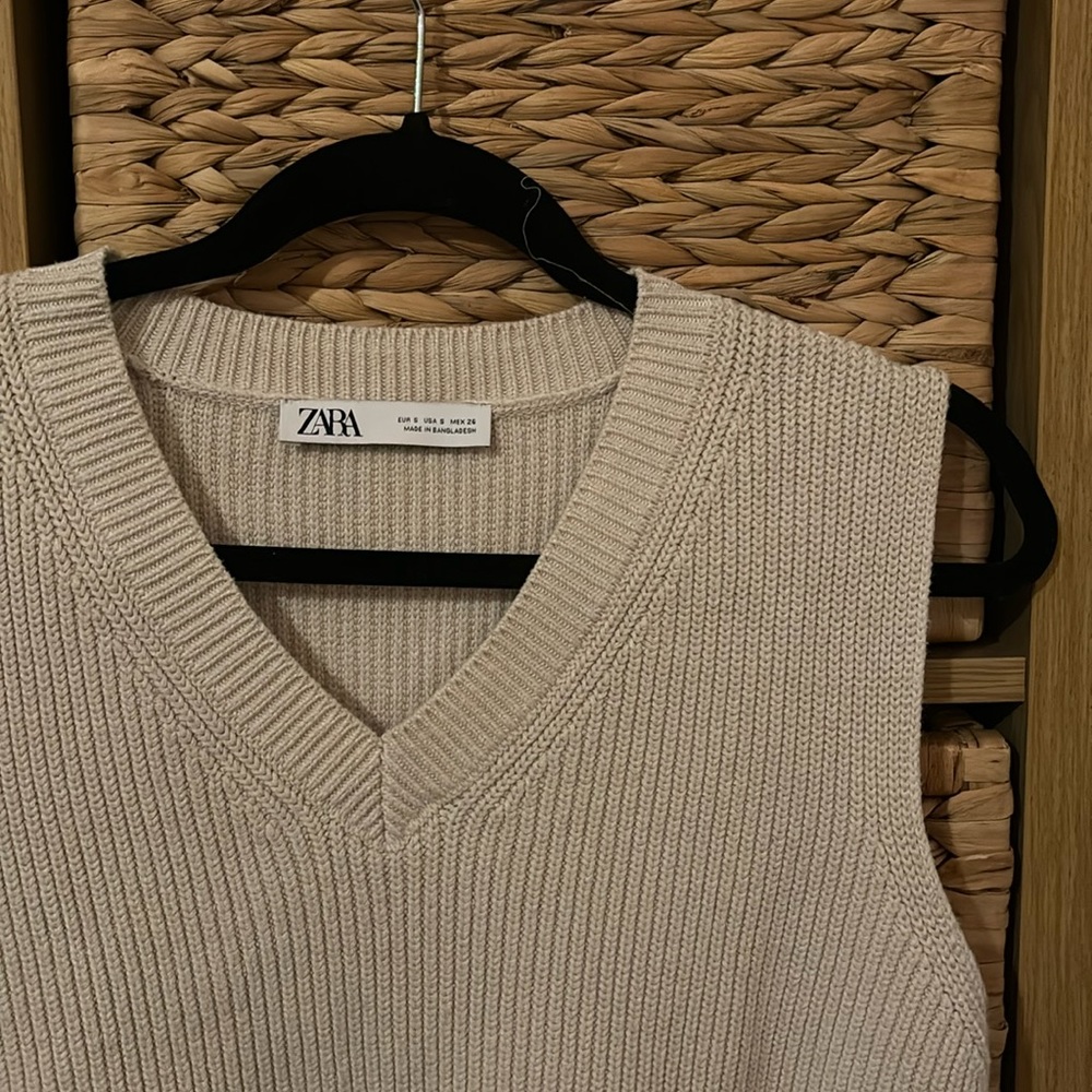 Zara sweater vest